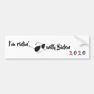 Pegatina Para Coche Estoy con Biden en 2020