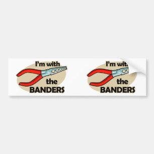 Pegatina Para Coche Estoy con el Banders