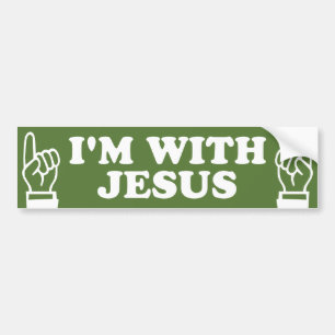 Pegatina Para Coche Estoy con Jesús
