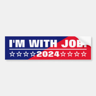 Pegatina Para Coche ¡Estoy con Joe! Elecciones presidenciales estadoun