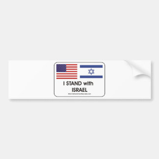 Pegatina Para Coche Estoy de pie con Israel