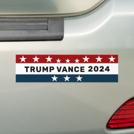 Pegatina Para Coche Estrella clásica Trump Vance 2024