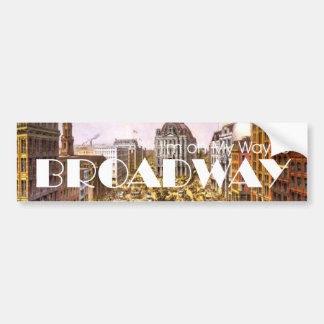 Pegatina Para Coche Estrella de Broadway de la CAMISETA