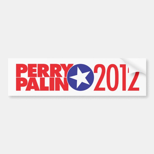 Pegatina Para Coche Estrella de Perry Palin 2012 (Frente)