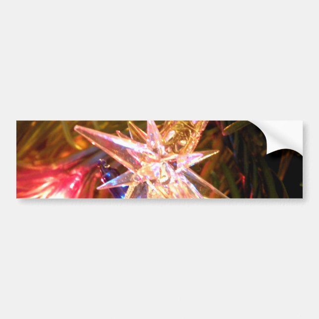 Pegatina Para Coche Estrella del navidad (Frente)
