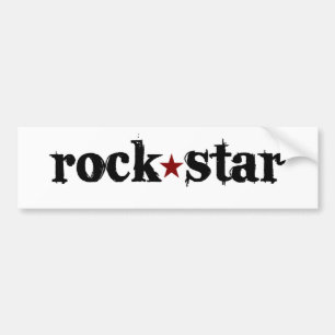 Pegatina Para Coche Estrella del rock