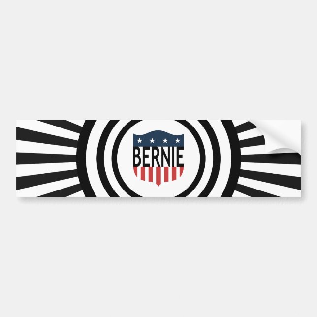 Pegatina Para Coche Estrellas de BERNIE (Frente)