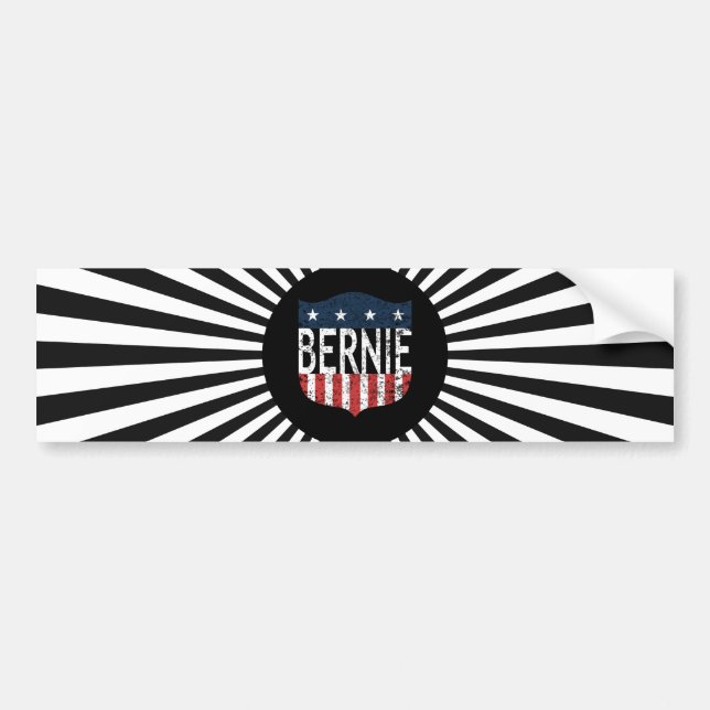 Pegatina Para Coche Estrellas de BERNIE (Frente)