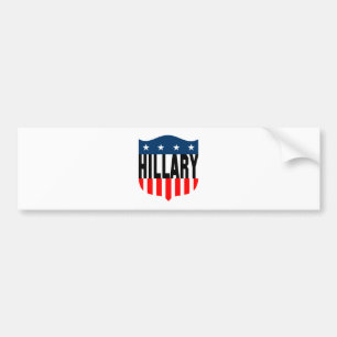 Pegatina Para Coche estrellas de hillary clinton y rayas