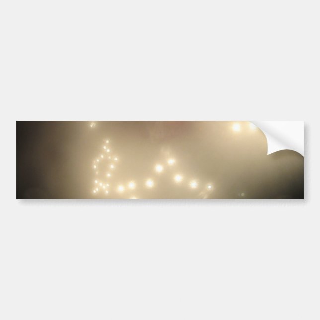 Pegatina Para Coche Estrellas del blanco (Frente)