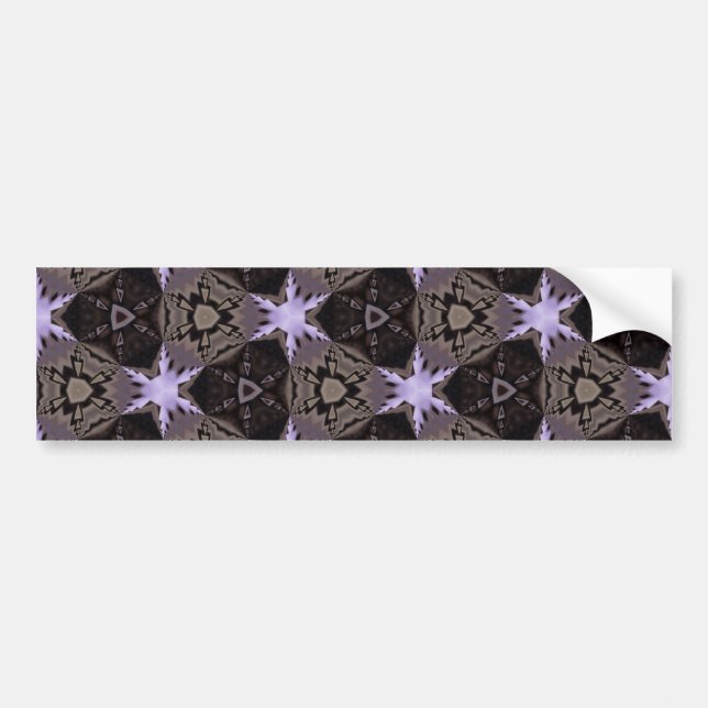 Pegatina Para Coche Estrellas púrpuras (Frente)