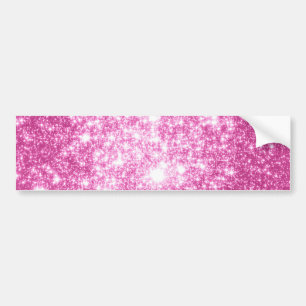 Pegatina Para Coche Estrellas rosas de Fuchsia