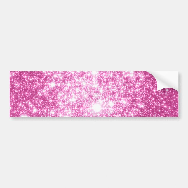 Pegatina Para Coche Estrellas rosas de Fuchsia (Frente)