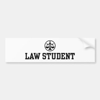 Pegatina Para Coche Estudiante de Derecho