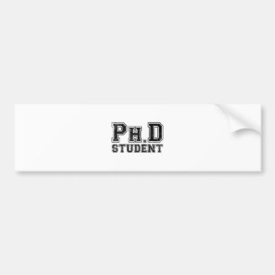 Pegatina Para Coche Estudiante del Ph.D
