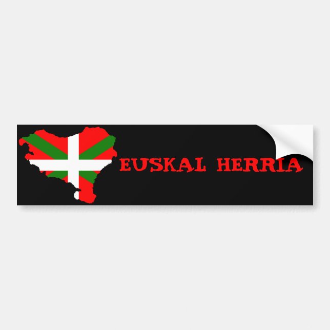 Pegatina Para Coche Euskal Herria (Frente)