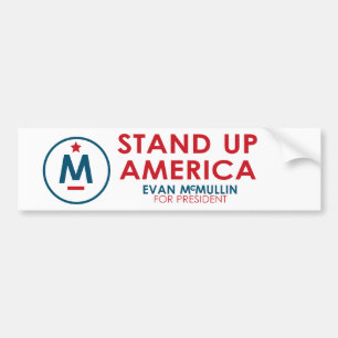 Pegatina Para Coche ¡Evan McMullin - levántese América!