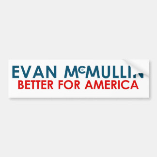 Pegatina Para Coche Evan McMullin - mejore para América