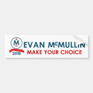 Pegatina Para Coche Evan McMullin toma su decisión