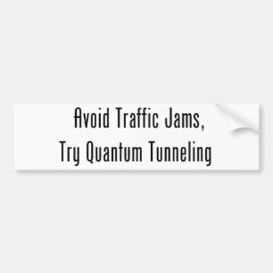 Pegatina Para Coche Evite los atascos, el hacer un túnel de Quantum