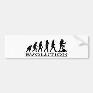 Pegatina Para Coche Evolución - caminando