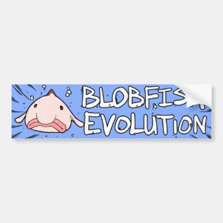 Pegatina Para Coche Evolución de Blobfish