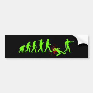 Pegatina Para Coche Evolución de los zombies