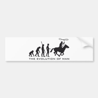 Pegatina Para Coche evolution cowboy