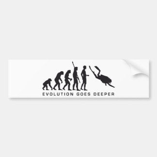 Pegatina Para Coche evolution diving