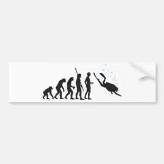 Pegatina Para Coche evolution diving