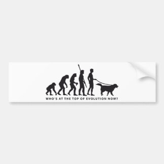 Pegatina Para Coche evolution dog