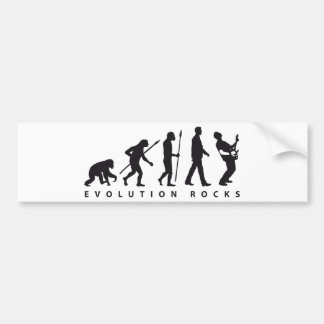Pegatina Para Coche evolution e-guitar rock