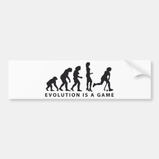 Pegatina Para Coche evolution hockey female