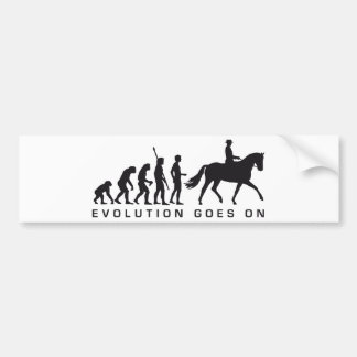 Pegatina Para Coche evolution horse riding