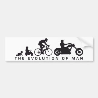 Pegatina Para Coche evolution of usted motorcycle biker