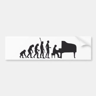 Pegatina Para Coche evolution piano