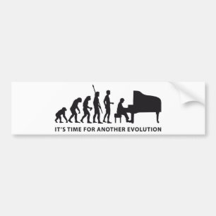 Pegatina Para Coche evolution piano
