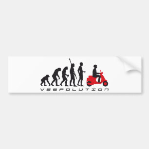 Pegatina Para Coche evolution scooter