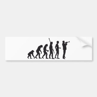 Pegatina Para Coche evolution trumpet player