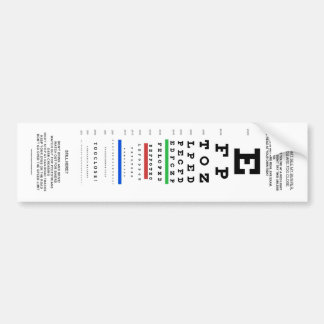 Pegatina Para Coche Examen ocular
