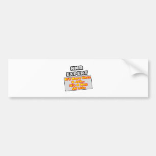 Pegatina Para Coche Experto de NMR... más que trabajo, forma de vida