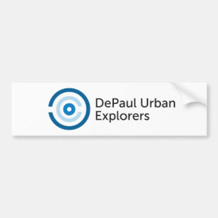 Pegatina Para Coche Exploradores urbanos Bumpersticker de DePaul