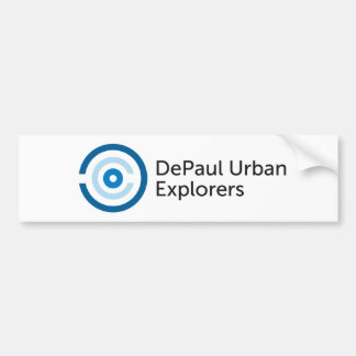 Pegatina Para Coche Exploradores urbanos Bumpersticker de DePaul