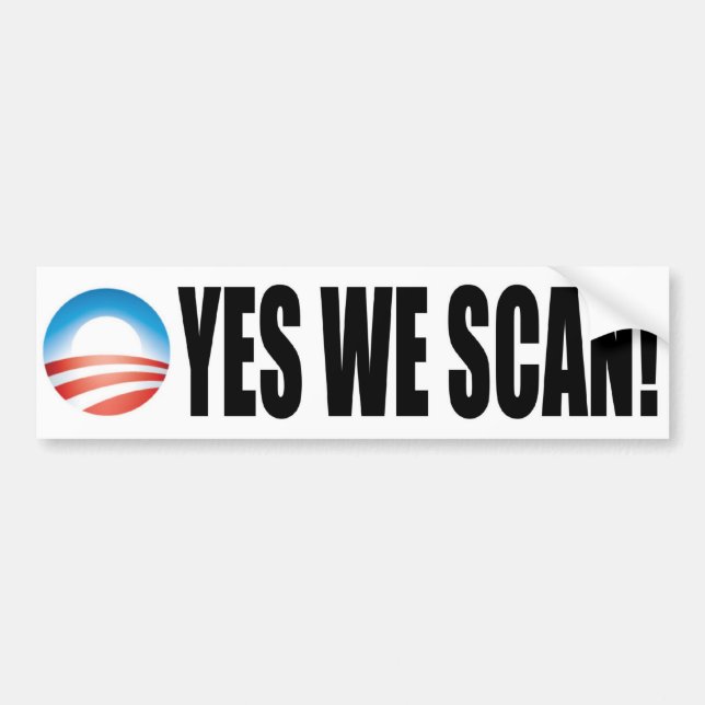 Pegatina Para Coche Exploramos sí - el NSA anti de Obama (Frente)