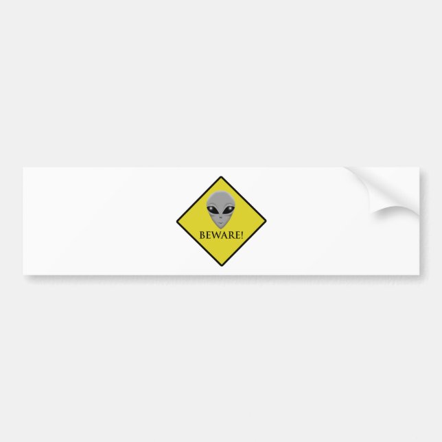 PEGATINA PARA COCHE EXTRANJERO DE LA PRECAUCIÓN (Frente)