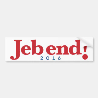 Pegatina Para Coche ¡Extremo de Jeb! 2016