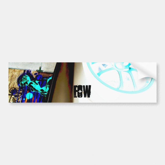 Pegatina Para Coche Extremo del logotipo del equipo del mundo (Frente)