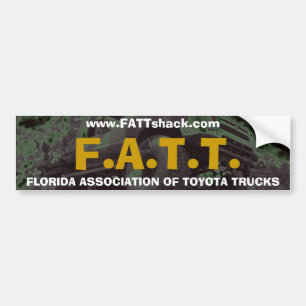 PEGATINA PARA COCHE F.A.T.T., ASOCIACIÓN DE LA FLORIDA DE LOS CAMIONE