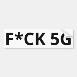 PEGATINA PARA COCHE F*CK 5G