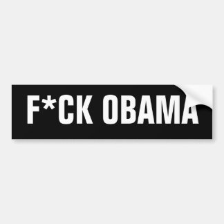 PEGATINA PARA COCHE F*CK OBAMA